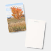 Helder oktober badge (Voor- en achterkant)