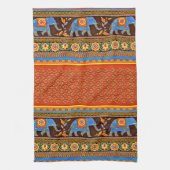 Helder olifanten theedoek (Verticaal)