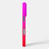 Helder Ombre Neon Roze Rood Ontwerp Case-Mate iPhone Case (Achterkant / Rechts)