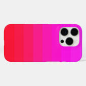 Helder Ombre Neon Roze Rood Ontwerp Case-Mate iPhone Case (Achterkant (horizontaal))