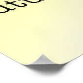 Helder, onapologetisch Motivatie schitteren Poster (Hoek)