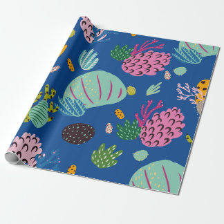 Helder onderwater naadloos patroon met mooi cadeaupapier