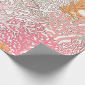 Helder onderwater naadloos patroon met mooi cadeaupapier (Hoek)