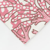 Helder onderwater naadloos patroon met mooi fleece deken (Hoek)