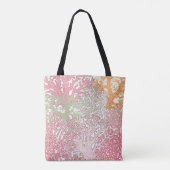 Helder onderwater naadloos patroon met mooi tote bag (Achterkant)
