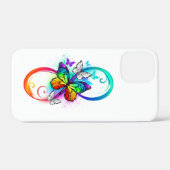Helder oneindigheid met regenboog vlinder  Case-Mate iPhone case (Achterkant (horizontaal))