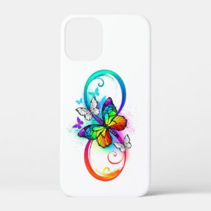 Helder oneindigheid met regenboog vlinder Case-Mate iPhone case
