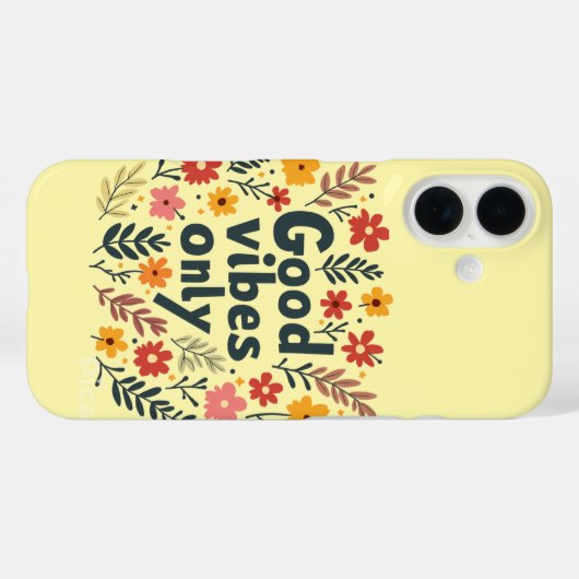 Helder ontwerp Case-Mate iPhone case (Achterkant (horizontaal))