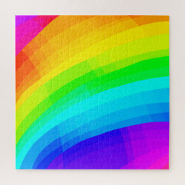 Helder ontwerp voor regenboog superhard legpuzzel