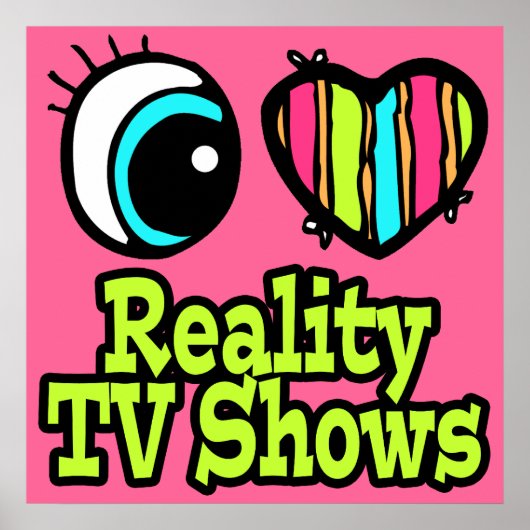 Helder Oog Hart Ik Hou Van Realiteit Tv-Programma' Poster (Voorkant)