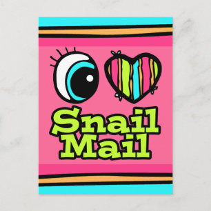 Helder Oog Hart Ik Hou Van Slakkenpost Briefkaart