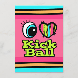 Helder Oog Hart Ik Hou Van Trap Bal Kaart