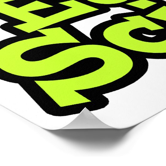 Helder ooghart I houdt van Aarde Wetenschap Poster (Hoek)