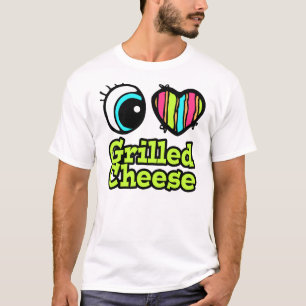 Helder ooghart I Love Grilled Cheese T-shirt
