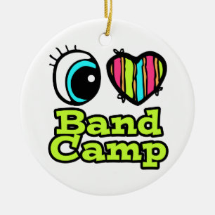 Helder ooghart Ik hou van band-kamp Keramisch Ornament
