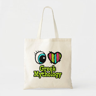 Helder ooghart Ik hou van Griekse mythologie Tote Bag