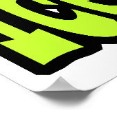 Helder ooghart Ik hou van ijscream Poster (Hoek)