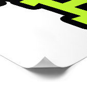 Helder ooghart Ik hou van leesboeken Poster (Hoek)