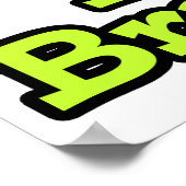 Helder ooghart Ik hou van mijn races Poster (Hoek)