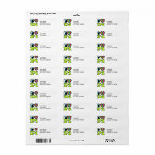 Helder ooghart Ik hou van Pi Etiket (Full Sheet)