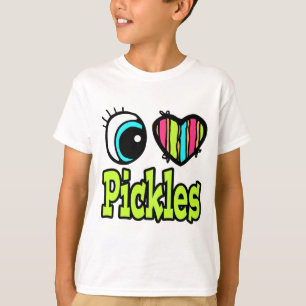 Helder ooghart Ik hou van Pickles T-shirt