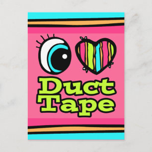 Helder ooghart Ik hou van tapes Briefkaart