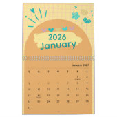 Helder & Opbeurend Esthetisch Kalender (Jan 2027)