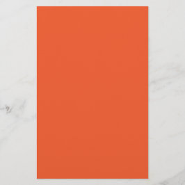 Helder Oranje Minimalistische Effen Achtergrond Briefpapier