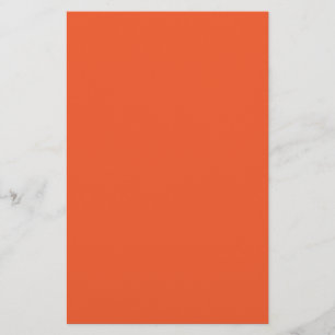 Helder Oranje Minimalistische Effen Achtergrond Briefpapier
