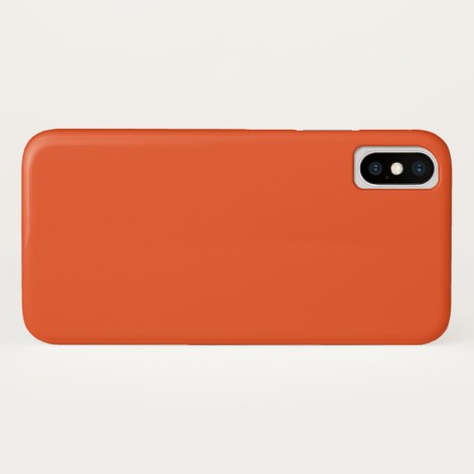 Helder Oranje Minimalistische Effen Achtergrond Case-Mate iPhone Case (Achterkant (horizontaal))