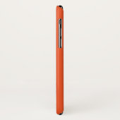 Helder Oranje Minimalistische Effen Achtergrond Case-Mate iPhone Case (Achterkant/links)