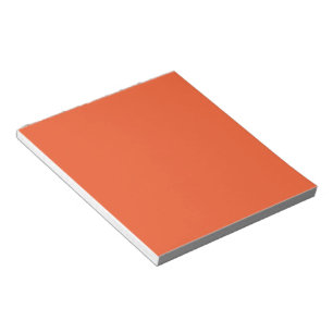 Helder Oranje Minimalistische Effen Achtergrond Notitieblok