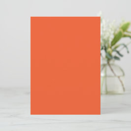 Helder Oranje Minimalistische Effen Achtergrond Save The Date