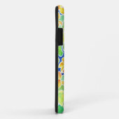 Helder Oranje Nasturtia op blauwe achtergrond Case-Mate iPhone Case (Achterkant/rechts)