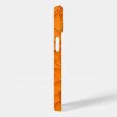Helder Oranje Patroon Stout iPhone Hoesje (Achterkant / Rechts)