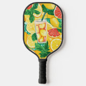 HELDER ORANJES CITROENEN GRAPEFRUITS PICKLEBALL PADDLE (Achterkant)