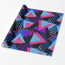 Helder Paars, blauw, roze achtergrondpatroon van 8