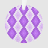 Helder paars diamantpatroon ornament (voorkant)