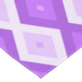 Helder paars diamantpatroon tafelkleed (Gekanteld)