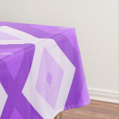 Helder paars diamantpatroon tafelkleed (Voorbeeld)