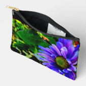 Helder paarse bloem etui (Open)