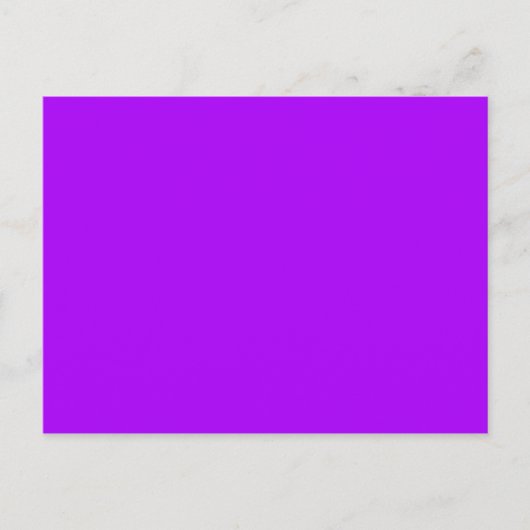 Helder Paarse Fuchsia Neon Paarse kleuren Briefkaart (Voorkant)