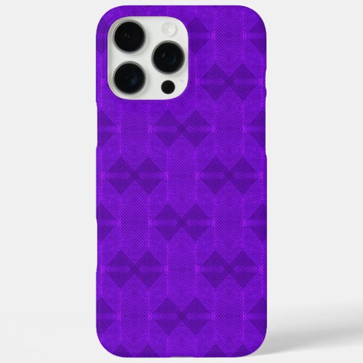 Helder paarse geometrische textuur. Case-Mate iPhone case (Achterkant)