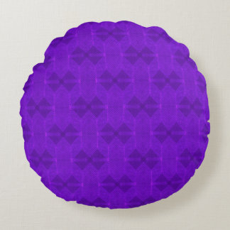 Helder paarse geometrische textuur. rond kussen