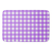Helder paarse gingham badmat (Voorkant)