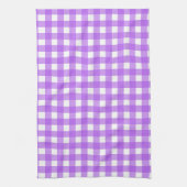 Helder paarse gingham theedoek (Verticaal)
