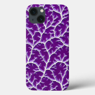 Helder paarse iPhone-hoes organische aderstijl Case-Mate iPhone Case