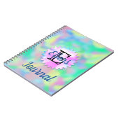 Helder paasdagboek droomkleurige cloud notitieboek (Linkerzijde)