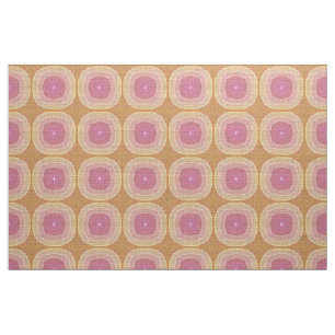 Helder Pastel Roze Geel Ochre Bali Batik Patroon Stof