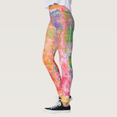 Helder pastelpatroon leggings (Links)